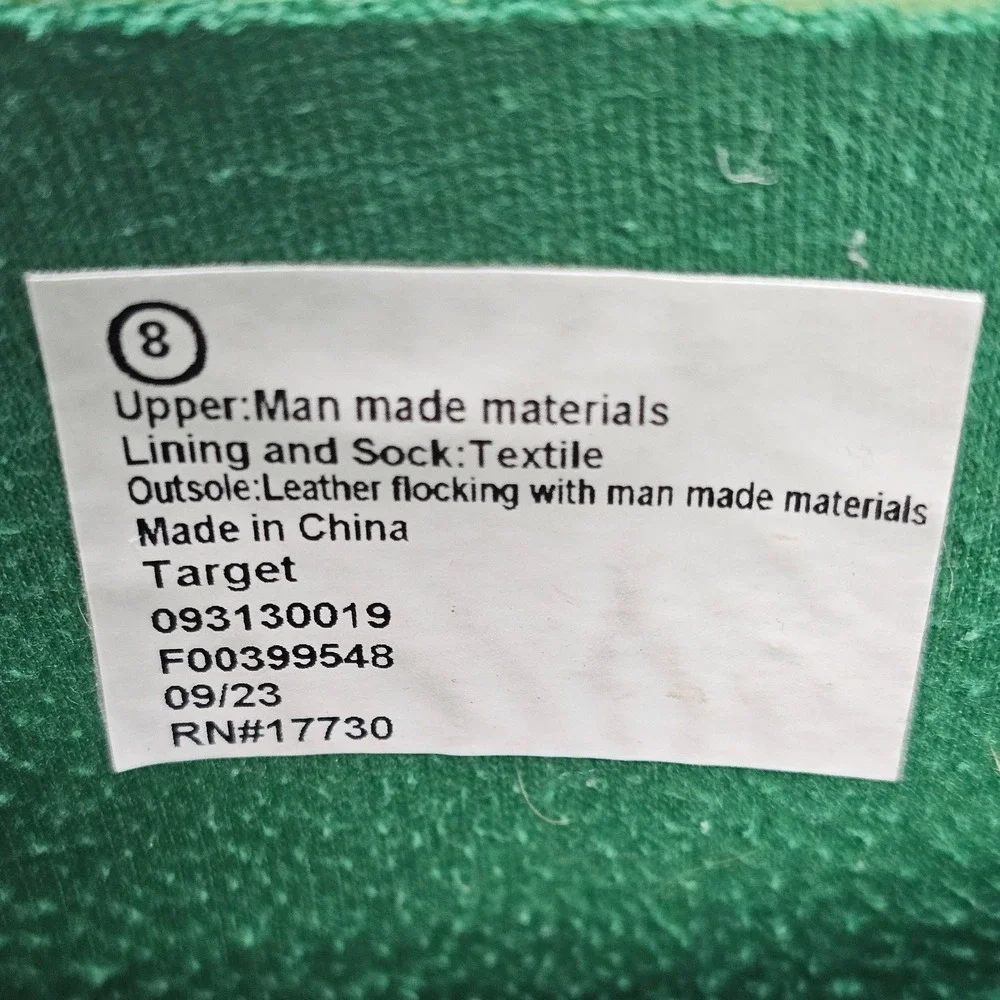 Cat & Jack‎ Kids Green Caterpillar Rain Boots Pull On Handles Size 8 Toddler